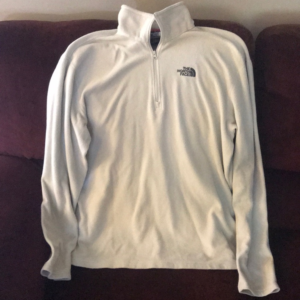 The North Face Cream Colored Quarter Zip